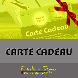 Carte cadeau Cours de Golf Biarritz Frédéric Duger