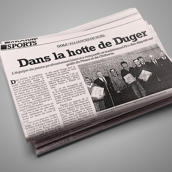 revue_de_presse_Frederic_Duger_Golf_Biarritz_Dans la hotte de Duger