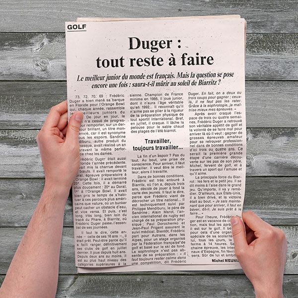 revue_de_presse_Frederic_Duger_Golf_Biarritz_Duger tout reste à faire