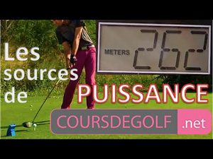 Cours de golf : Sources mécaniques de puissance du swing