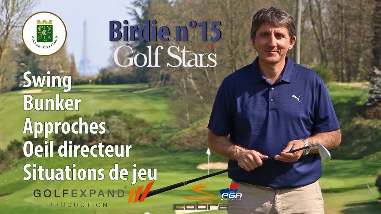 Série Birdie n°15 - Golf de Saint-Cloud - Cours de golf en situation